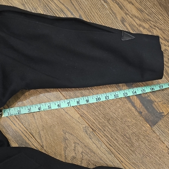 VINTAGE Black Double-Breasted Women's Coat - Picture 8 of 10